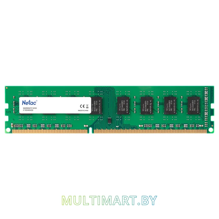 Оперативная память Netac Basic 4GB DDR3 PC3-12800 (NTBSD3P16SP-04)